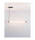 Glaze Bar Pendant Ceiling Light Sandy Black Triac Dimmable LED 32W 2172lm 3000K-4
