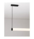 Glaze Bar Pendant Ceiling Light Sandy Black Triac Dimmable LED 32W 2172lm 3000K-6