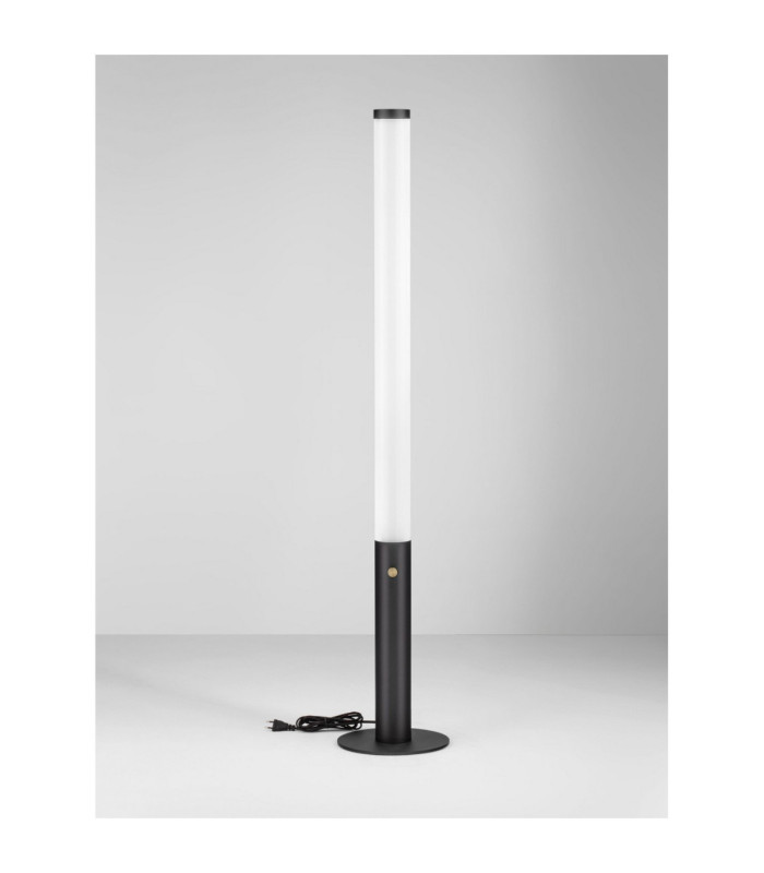 Glaze LED Integrated Floor Lamp Sandy Black Dimmable LED 32W 2172lm 3000K-3