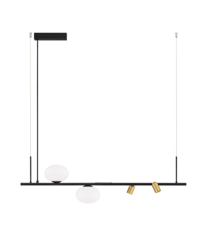 Noble Bar Pendant Ceiling Light Sandy Black LED G9 2 x5W-1