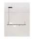 Noble Bar Pendant Ceiling Light Sandy Black LED G9 2 x5W-4