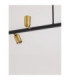 Noble Bar Pendant Ceiling Light Sandy Black LED G9 2 x5W-6