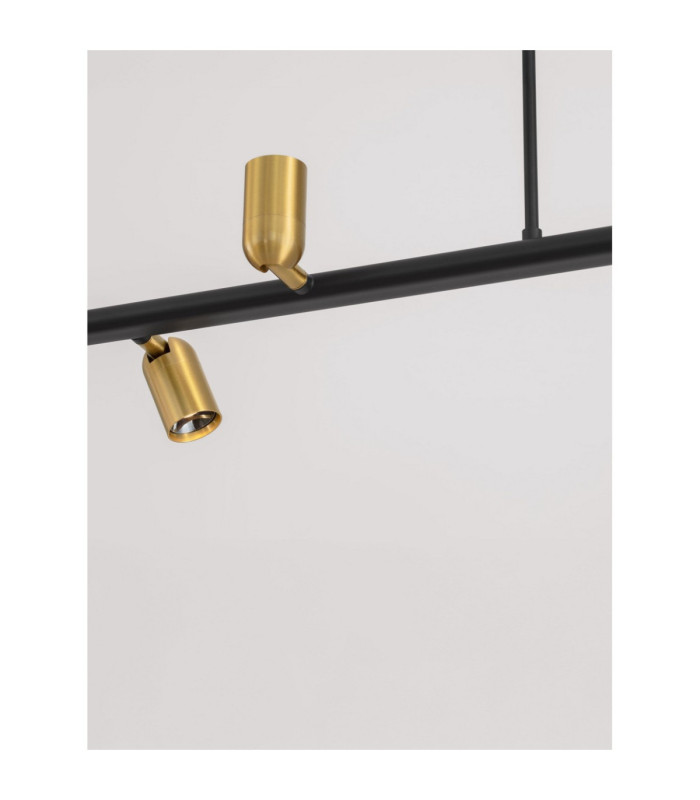Noble Bar Pendant Ceiling Light Sandy Black LED G9 2 x5W-6