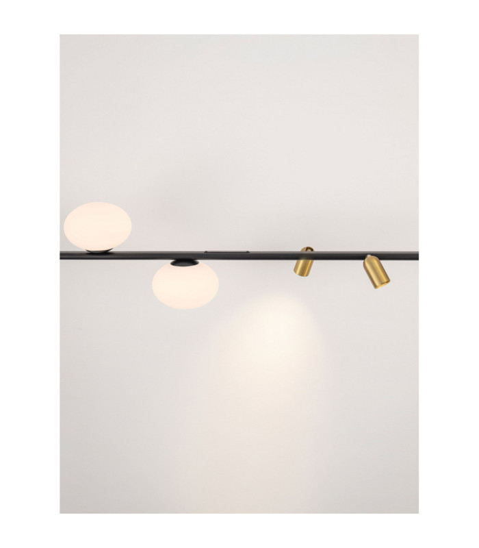Noble Bar Pendant Ceiling Light Sandy Black LED G9 2 x5W-7
