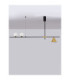 Sway Bar Pendant Ceiling Light Sandy Black Brass Gold LED G9 2x5W-3