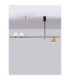Sway Bar Pendant Ceiling Light Sandy Black Brass Gold LED G9 2x5W-4