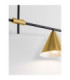 Sway Bar Pendant Ceiling Light Sandy Black Brass Gold LED G9 2x5W-6