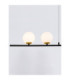 Sway Bar Pendant Ceiling Light Sandy Black Brass Gold LED G9 2x5W-7