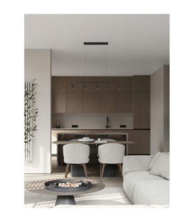 Mano Bar Pendant Ceiling Light Sandy Black LED 13W 391lm 3000K-2