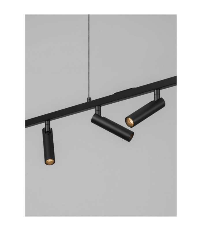Mano Bar Pendant Ceiling Light Sandy Black LED 13W 391lm 3000K-7