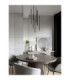 Elettra Cluster Pendant Ceiling Light Sandy Black Triac Dimmable LED 40W 1760lm 3000K-2