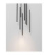 Elettra Cluster Pendant Ceiling Light Sandy Black Triac Dimmable LED 40W 1760lm 3000K-5