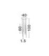 Elettra Cluster Pendant Ceiling Light Sandy Black Triac Dimmable LED 40W 1760lm 3000K-6