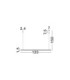 Brillia Bar Pendant Ceiling Light Sandy Black Triac Dimmable LED 20W 1300lm 2700-3000-4000K CCT-7