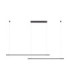 Brillia Bar Pendant Ceiling Light Sandy Black Triac Dimmable LED 40W 2400lm 2700-3000-4000K CCT-1