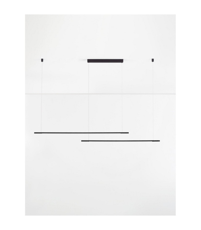 Brillia Bar Pendant Ceiling Light Sandy Black Triac Dimmable LED 40W 2400lm 2700-3000-4000K CCT-3