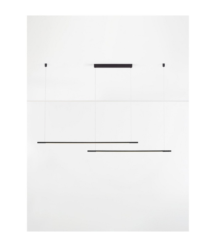 Brillia Bar Pendant Ceiling Light Sandy Black Triac Dimmable LED 40W 2400lm 2700-3000-4000K CCT-4