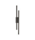Brillia Integrated LED Wall Lamp Pearl Black LED 11W 379lm 2700-3000-4000K CCT-1