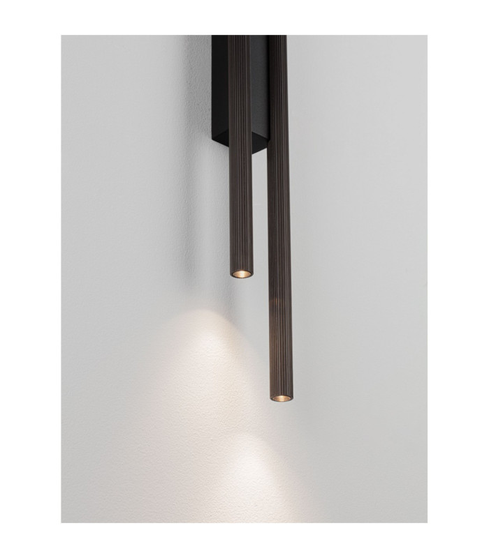 Brillia Integrated LED Wall Lamp Pearl Black LED 11W 379lm 2700-3000-4000K CCT-6