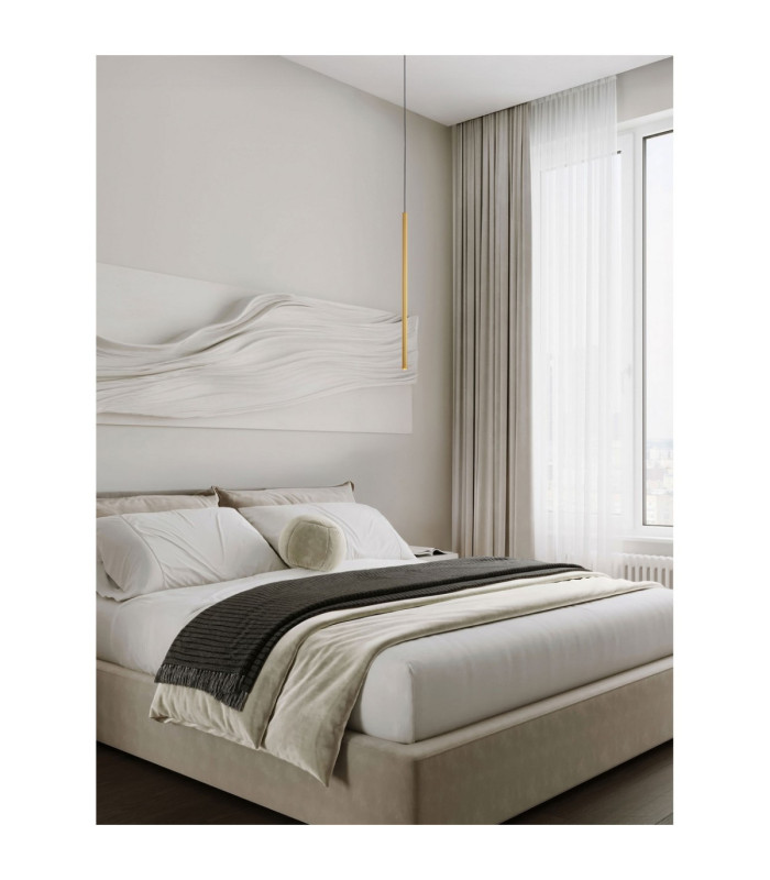 Brillia Slim Pendant Ceiling Light Brass Gold LED 4W 100lm 2700-3000-4000K CCT-2
