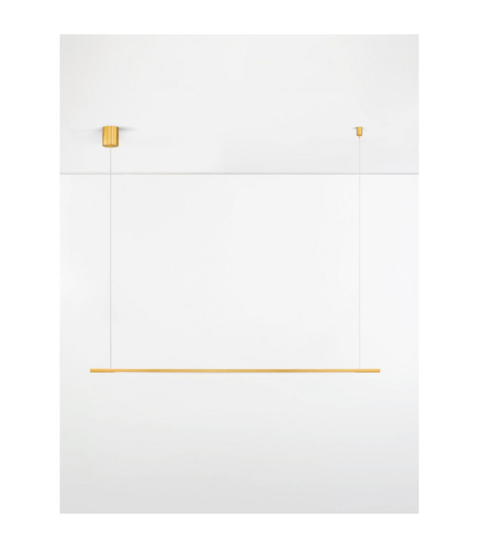 Brillia Bar Pendant Ceiling Light Brass Gold Triac Dimmable LED 20W 1300lm 2700-3000-4000K CCT-3