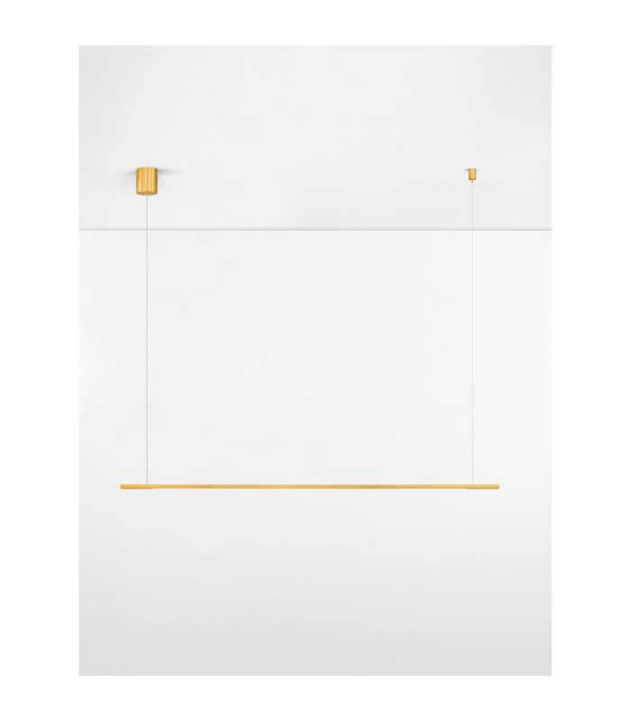 Brillia Bar Pendant Ceiling Light Brass Gold Triac Dimmable LED 20W 1300lm 2700-3000-4000K CCT-4