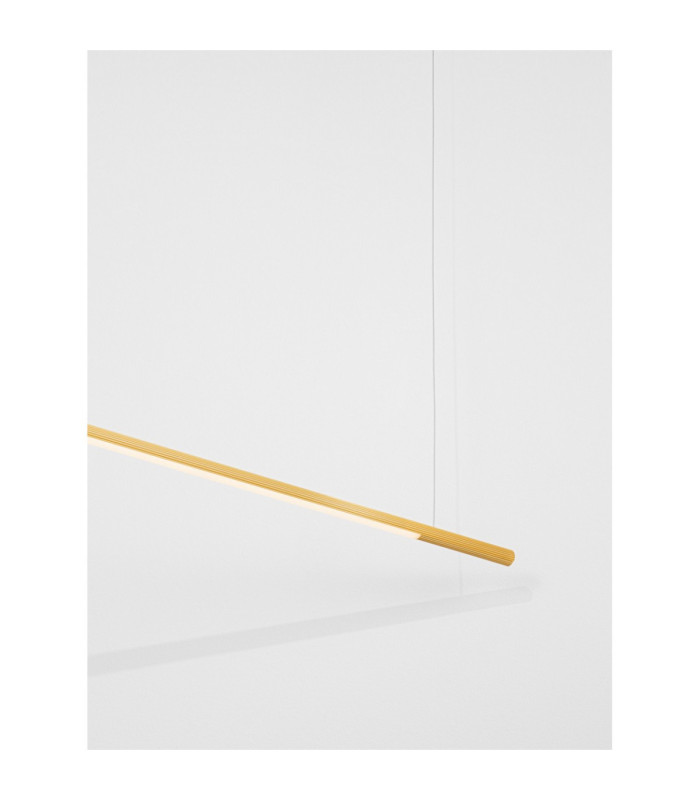 Brillia Bar Pendant Ceiling Light Brass Gold Triac Dimmable LED 20W 1300lm 2700-3000-4000K CCT-5