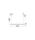 Brillia Bar Pendant Ceiling Light Brass Gold Triac Dimmable LED 20W 1300lm 2700-3000-4000K CCT-7