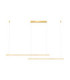 Brillia Bar Pendant Ceiling Light Brass Gold Triac Dimmable LED 40W 2400lm 2700-3000-4000K CCT-1