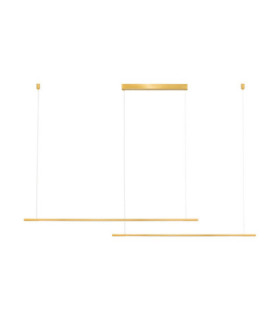 Brillia Bar Pendant Ceiling Light Brass Gold Triac Dimmable LED 40W 2400lm 2700-3000-4000K CCT-1