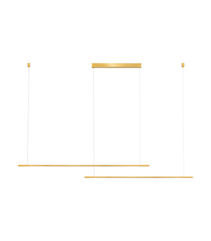 Brillia Bar Pendant Ceiling Light Brass Gold Triac Dimmable LED 40W 2400lm 2700-3000-4000K CCT-1