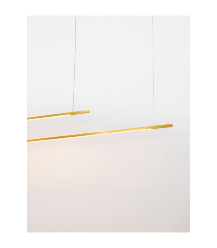Brillia Bar Pendant Ceiling Light Brass Gold Triac Dimmable LED 40W 2400lm 2700-3000-4000K CCT-5