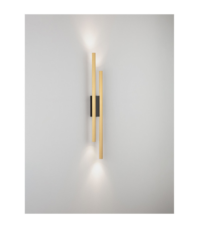 Brillia Integrated LED Wall Lamp Brass Gold LED 11W 379lm 2700-3000-4000K CCT-4