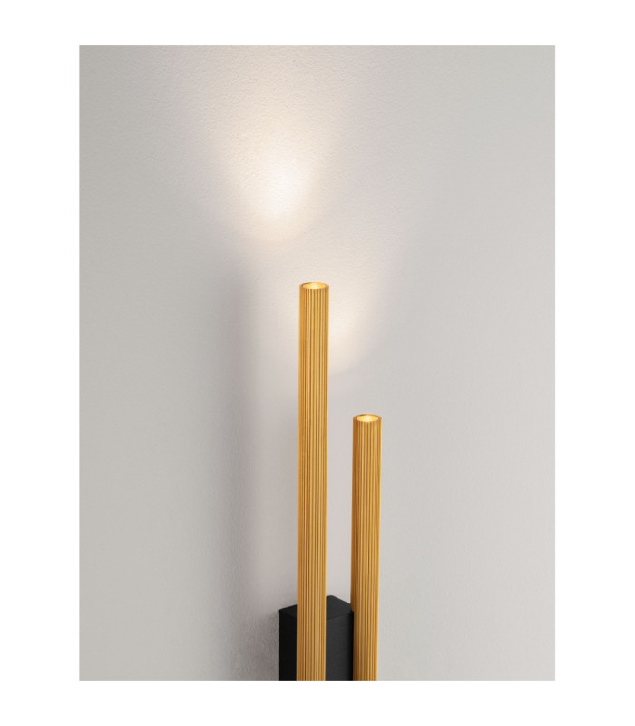 Brillia Integrated LED Wall Lamp Brass Gold LED 11W 379lm 2700-3000-4000K CCT-5