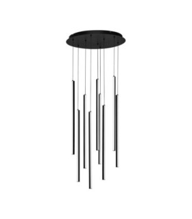 Gratta Cluster Pendant Ceiling Light Sandy Black Triac Dimmable LED 48W 1920lm 3200K-1