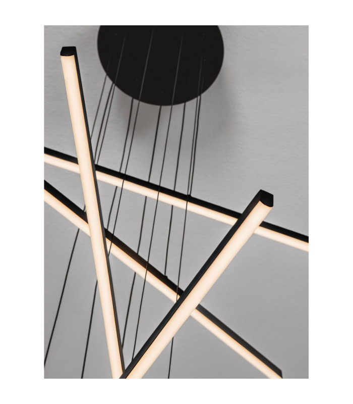 Gratta Integrated LED Pendant Ceiling Light Sandy Black Triac Dimmable LED 49W 1715lm 3200K-5
