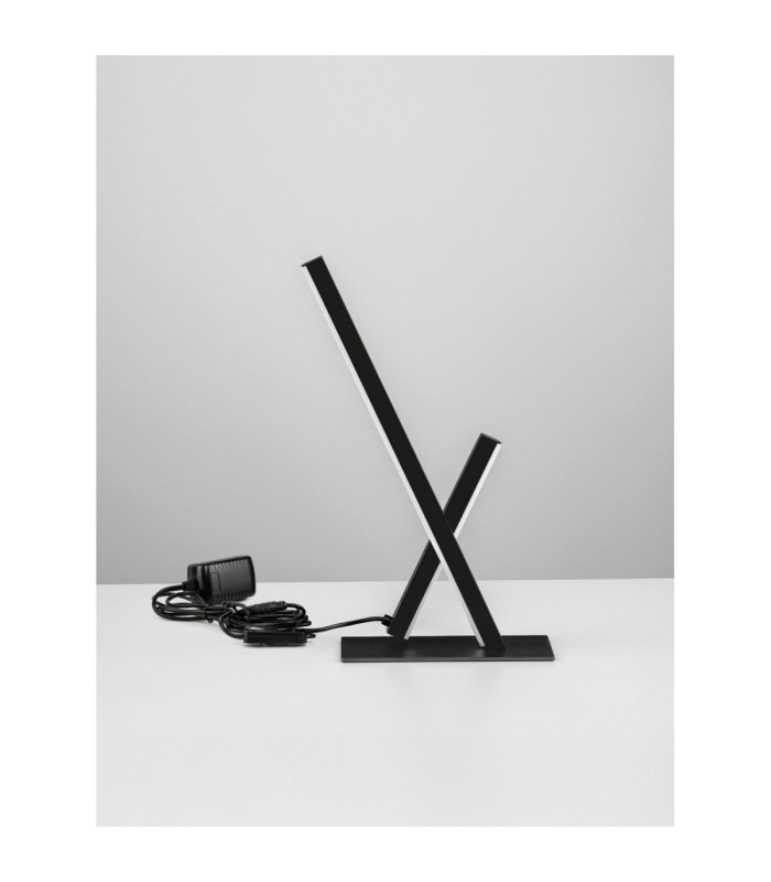 Gratta Integrated LED Table Lamp Sandy Black Touch Dimmable LED 11W 550lm 3200K-4