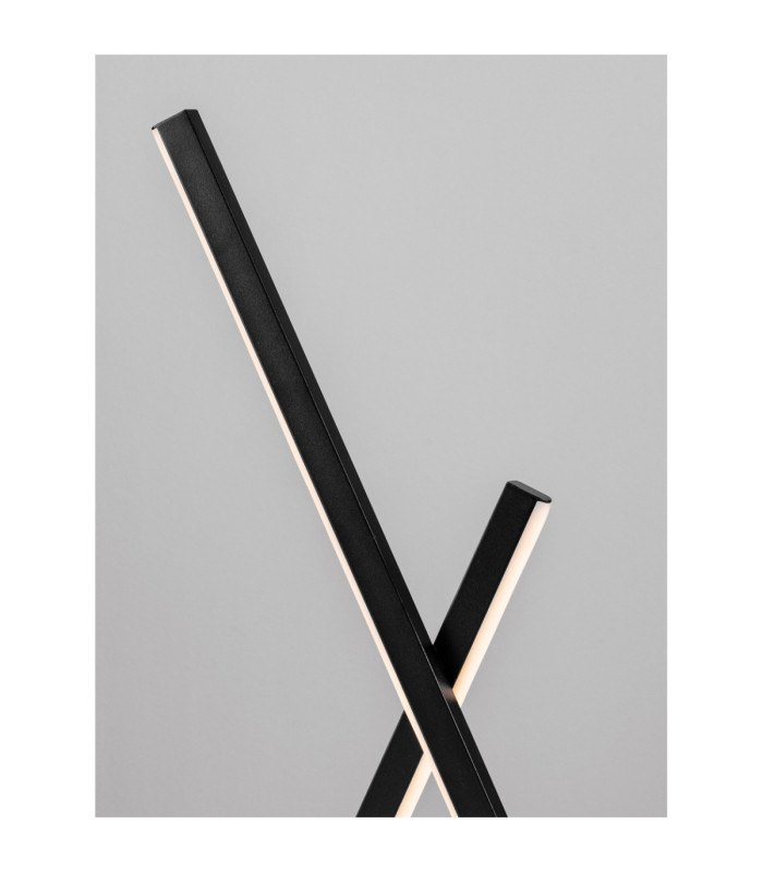 Gratta Integrated LED Table Lamp Sandy Black Touch Dimmable LED 11W 550lm 3200K-6