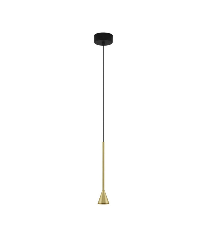 Net Slim Pendant Ceiling Light Black Brass Gold Triac Dimmable LED 6W 262lm 3000K-1