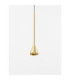 Net Slim Pendant Ceiling Light Black Brass Gold Triac Dimmable LED 6W 262lm 3000K-4