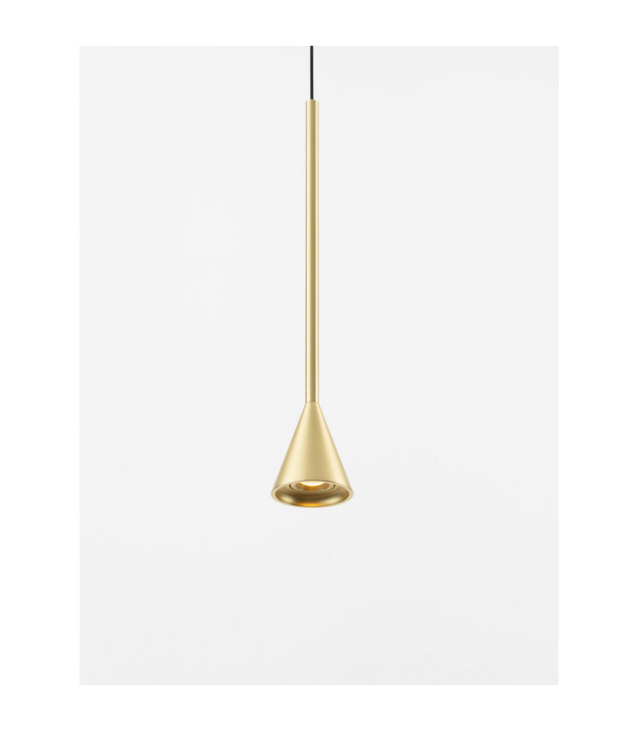 Net Slim Pendant Ceiling Light Black Brass Gold Triac Dimmable LED 6W 262lm 3000K-4