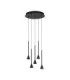 Net Cluster Pendant Ceiling Light Black Triac Dimmable LED 27W 1301lm 3000K-1
