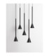 Net Cluster Pendant Ceiling Light Black Triac Dimmable LED 27W 1301lm 3000K-3