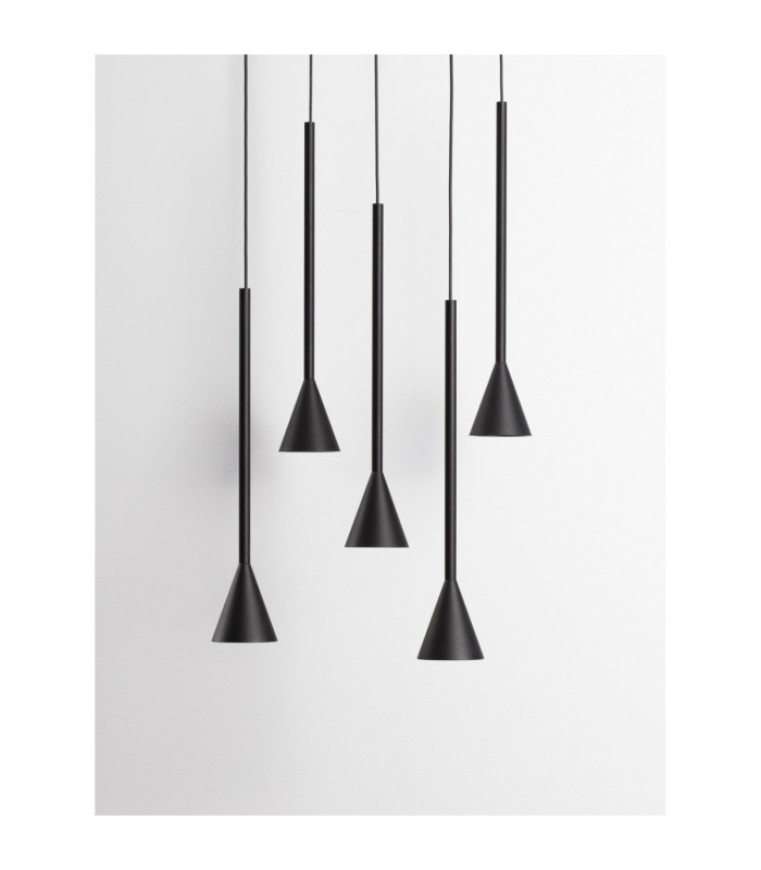 Net Cluster Pendant Ceiling Light Black Triac Dimmable LED 27W 1301lm 3000K-3