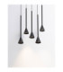 Net Cluster Pendant Ceiling Light Black Triac Dimmable LED 27W 1301lm 3000K-5
