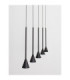 Net Bar Pendant Ceiling Light Black Triac Dimmable LED 27W 1301lm 3000K-3