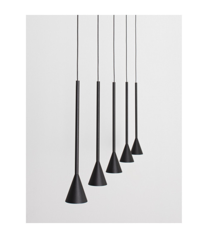 Net Bar Pendant Ceiling Light Black Triac Dimmable LED 27W 1301lm 3000K-3