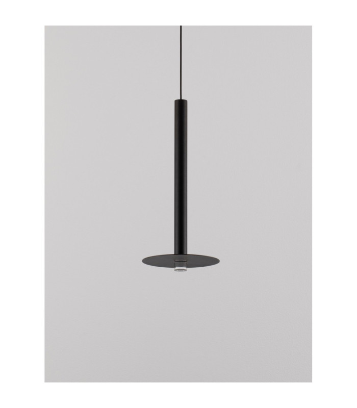 Dandia Dome Pendant Ceiling Light Black LED 6W 365lm 3000K-3