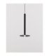 Dandia Dome Pendant Ceiling Light Black LED 6W 365lm 3000K-4