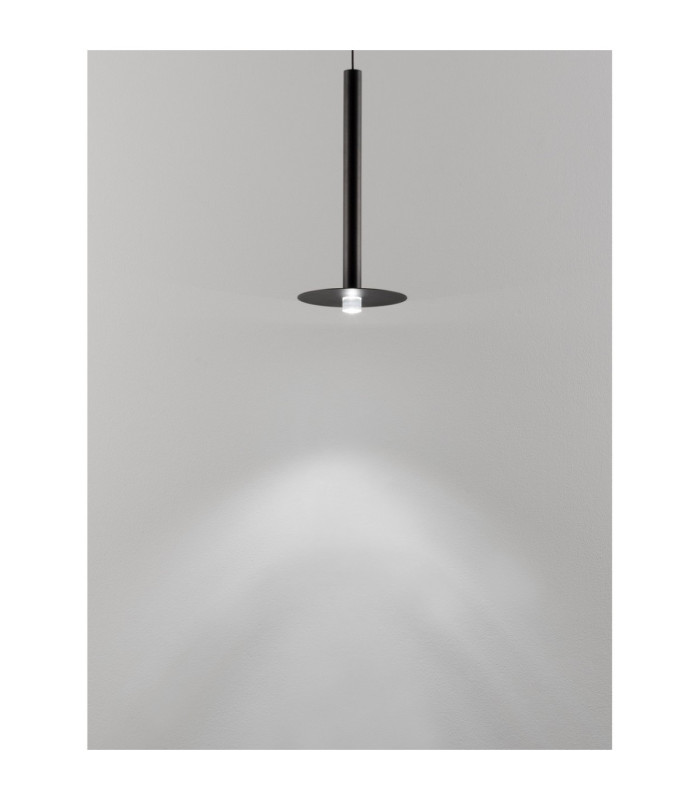 Dandia Dome Pendant Ceiling Light Black LED 6W 365lm 3000K-5